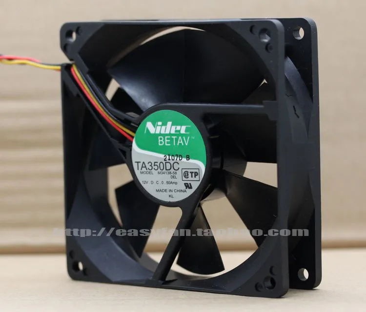 NEW NIDEC 9025 12V 0.50A TA350DC M34138-58 server 3lines cooling fan