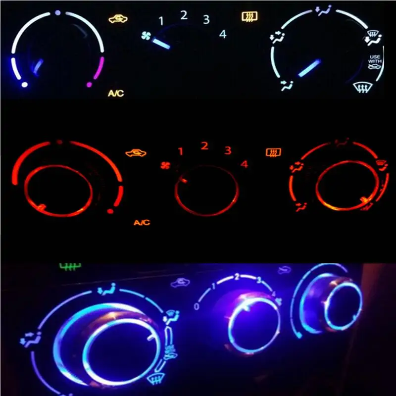 10x T3 T4.2  LED 3030 SMD Car Cluster Gauges Dashboard White Ice Blue Red Pink Green Red Instruments Panel Light Neo Wedge Bulbs