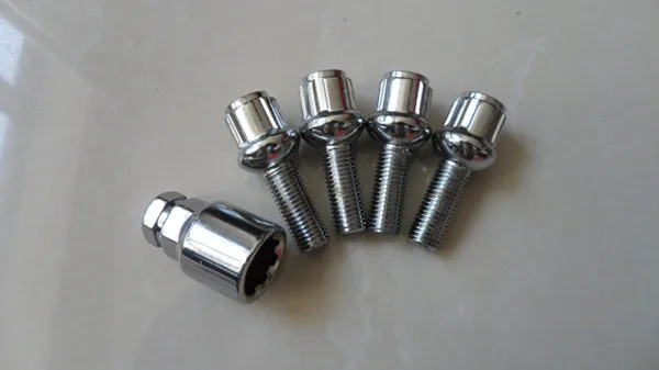 

M12*1.5 / M14*1.5 Locking Wheel Lug Bolts Length 24mm Overall Length 50mm Ball Seat