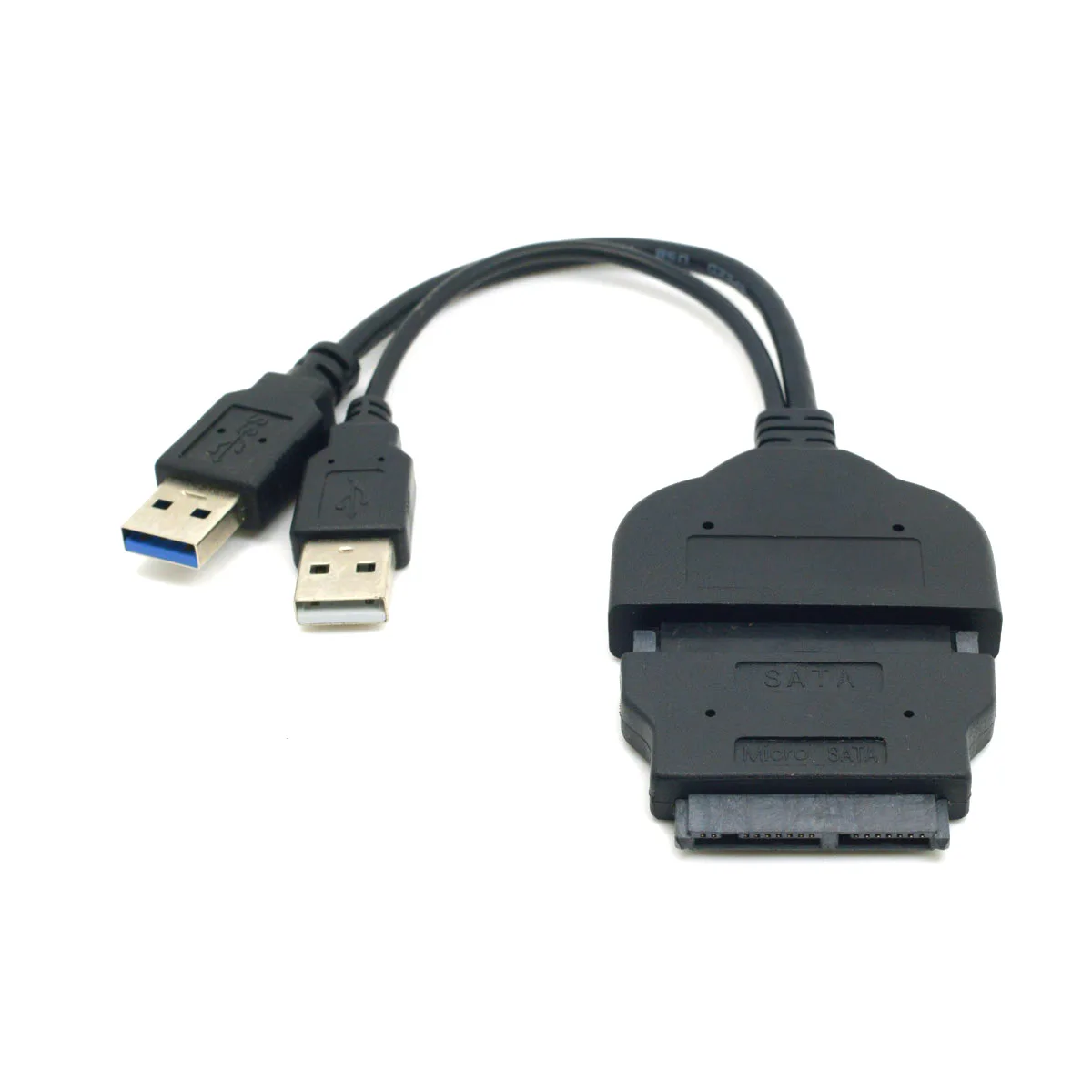 CY 1set USB 3.0 to SATA 22Pin & SATA to 16Pin Micro SATA Adapter for 1.8