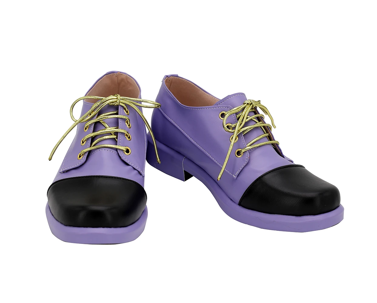 JOJO Jotaro scarpe Cosplay jojojojo's Bizarre Adventure 4 Jotaro Kujo Cosplay scarpe stivali viola su misura per Unisex