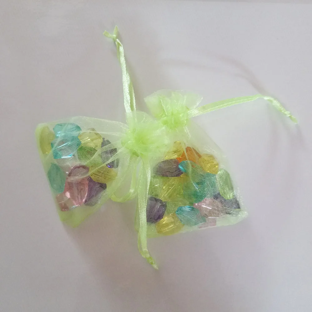 Sac en Organza de 10x15cm, 500 Pièces, Emballage de Bijoux, Présentoir Poudres de Bijoux, Sacs Cadeaux pour Mariage, Sac de Rangement de Voyage pour Femme