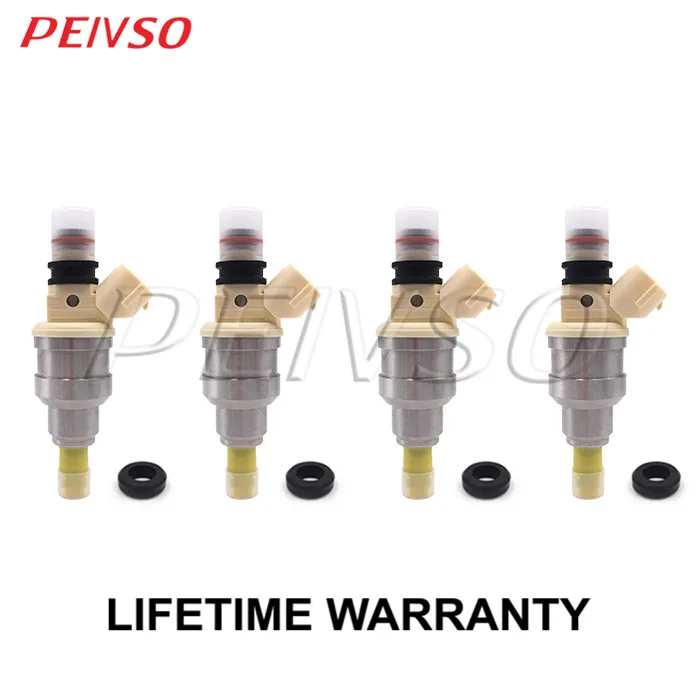 CHKK 4pcs INP-470 INP470 15710-58B00 195500-2400 Fuel Injector For Suzuki Sidekick 1.6L 92~1994  X-90 1.6L 96-1998 1955002400