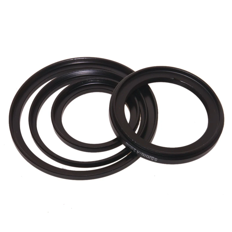 Adaptador de filtro de anillo reductor para cámara, Metal negro, 42mm-39mm 42-39mm 42 a 39