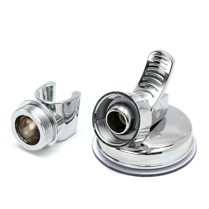 MTSPACE Shower Mounting Brackets Bathroom Adjustable Shower Head Holder Rack Bracket Suction Cup Wall Mounted Replacement Holder