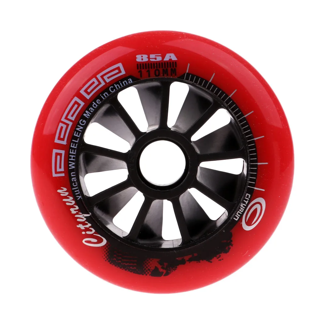 3 Colors High Elastic Inline Skate Wheels Outdoor Speed Skating Scooter Wheels 90/100/110mm