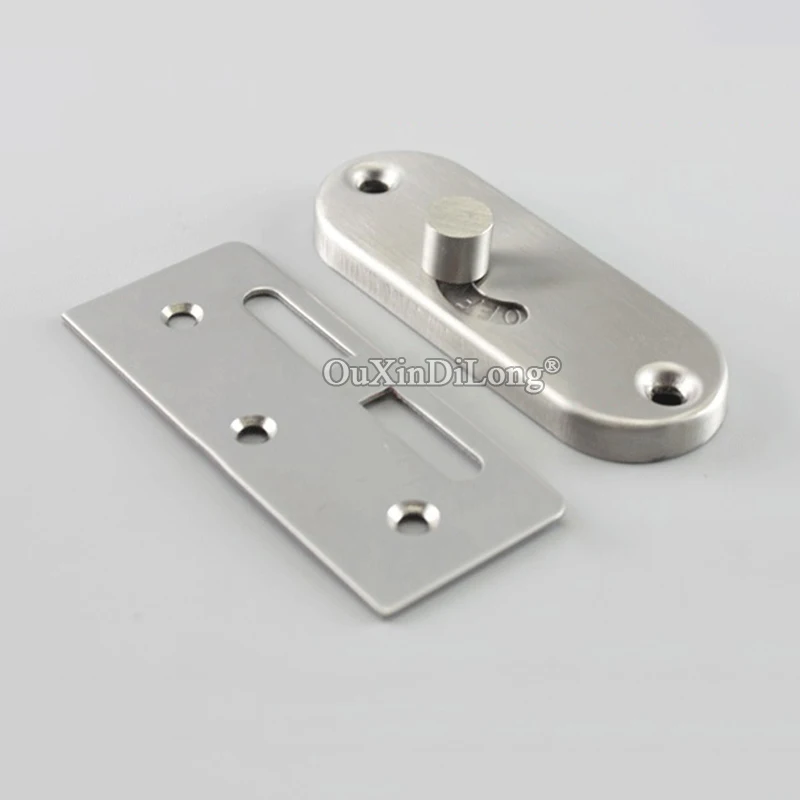 High Quality 2PCS 304 Stainless Steel Sliding Door Hook Lock Closet Bathroom Kitchen Balcony Door Latch Lock Shift Locks