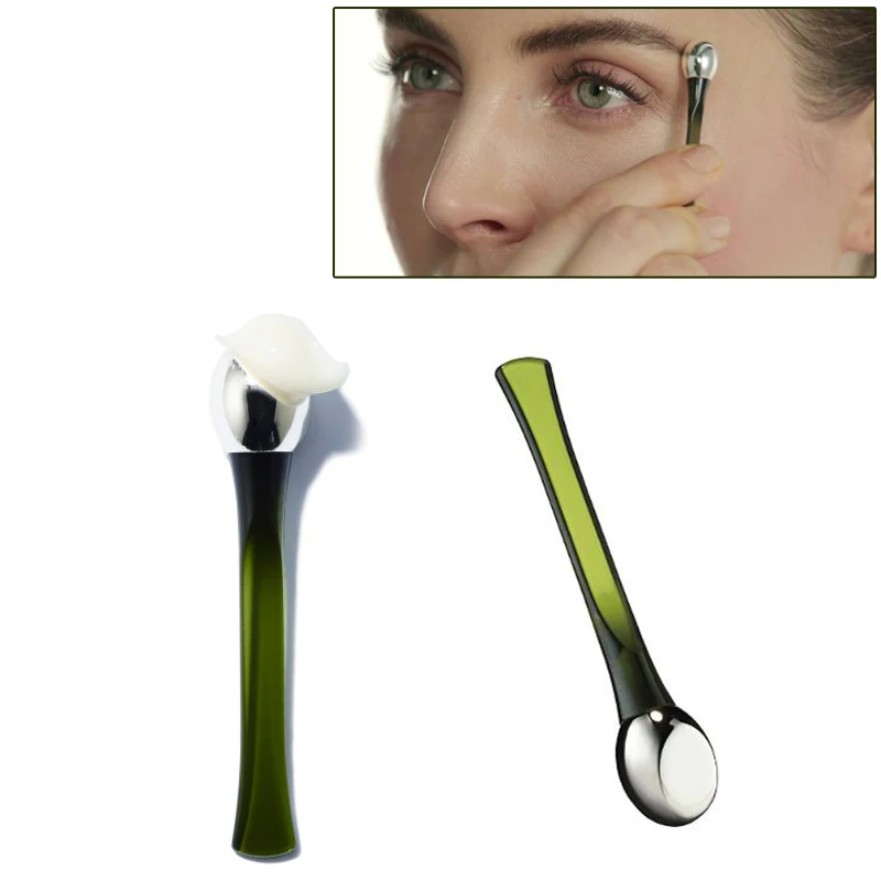 Sliver Alloy Face Eye Cream Serum Application Tool Magnetic Skin Care Concentrate Applicator Massage Stick Facial Lifting