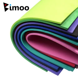 Bimoo 2pcs 3mm Colored EVA Foam Paper Fly Tying Foam Paper Material for Grass Hopper Foam Popper Carp Bugs etc.