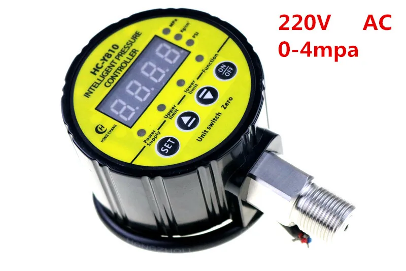 0-4MPA digital electric contact pressure gauge, vacuum meter, digital display, intelligent pressure controller, pressure switch