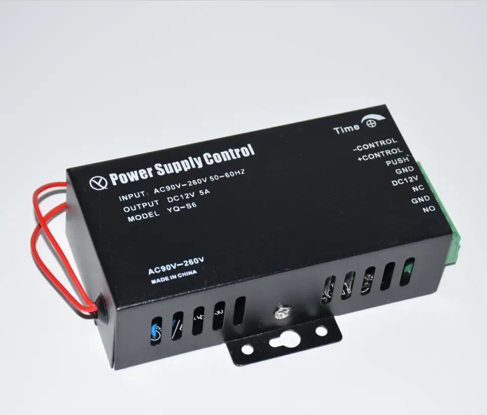 DC12V 5A Power Supply For Door Access Control Intercom Doorbell Worldwide Voltage(black color)