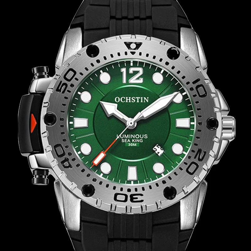 

New Men Watch OCHSTIN Casual Silicone Strap Fashion Sport Quartz Watch Mens Watches Top Brand Luxury Clock Relogio Masculino