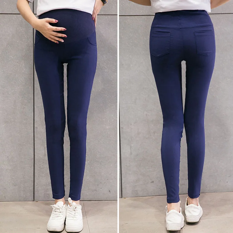 Skinny Maternity Pants For Pregnant Women Clothes Stretch Pencil Pants Nursing Leggings Pregnancy Clothing Spring Wear 6 Colors