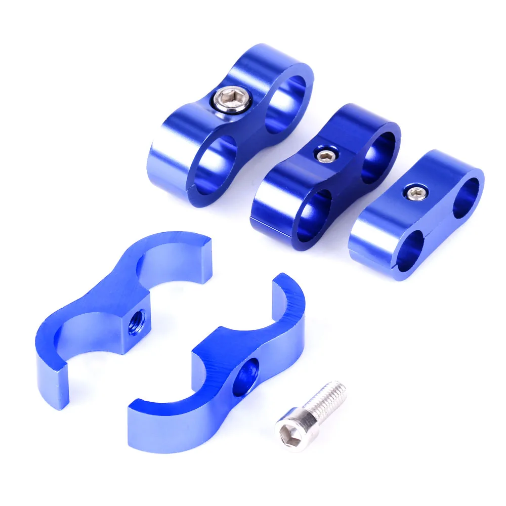 RASTP-AN10 20mm Braçadeira Separadora de Mangueira Trançada Montagem Adaptador Suporte Linha de Óleo Clipe Capô RS-HR013-AN10