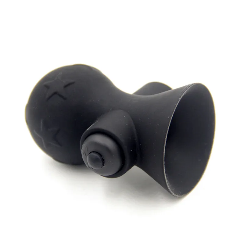 Silicone Nipple Sucker Vibrating Bullet Nipple Pump Vibrator Suction Cup Breast Massager Clitoris Stimulator Sex Toys for Woman