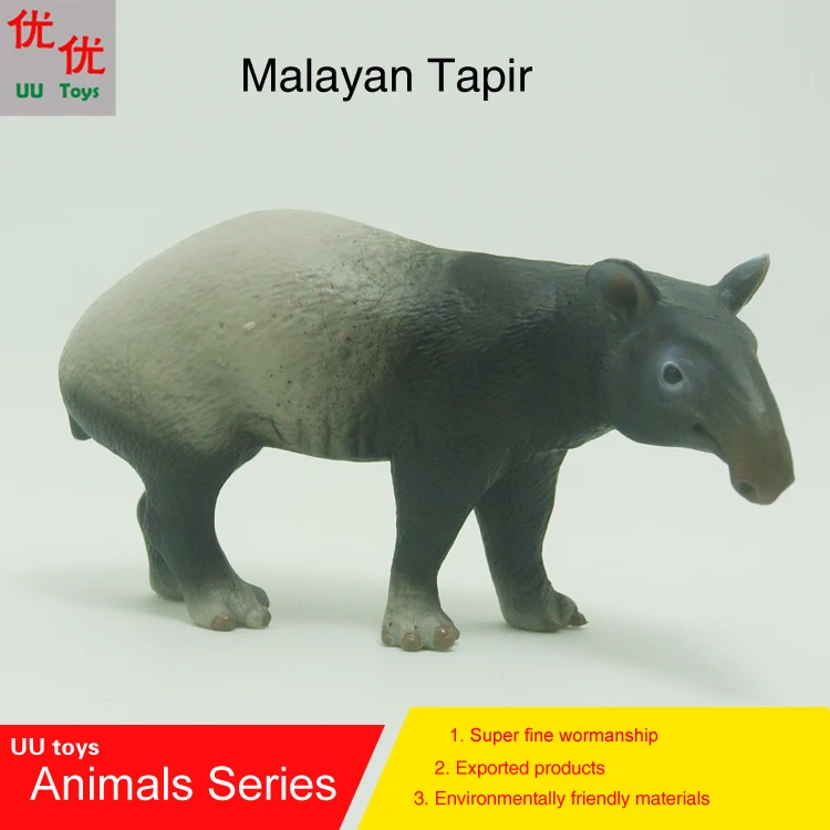 Hot toys: Malayan Tapir simulation model  Animals   kids  toys children educational props