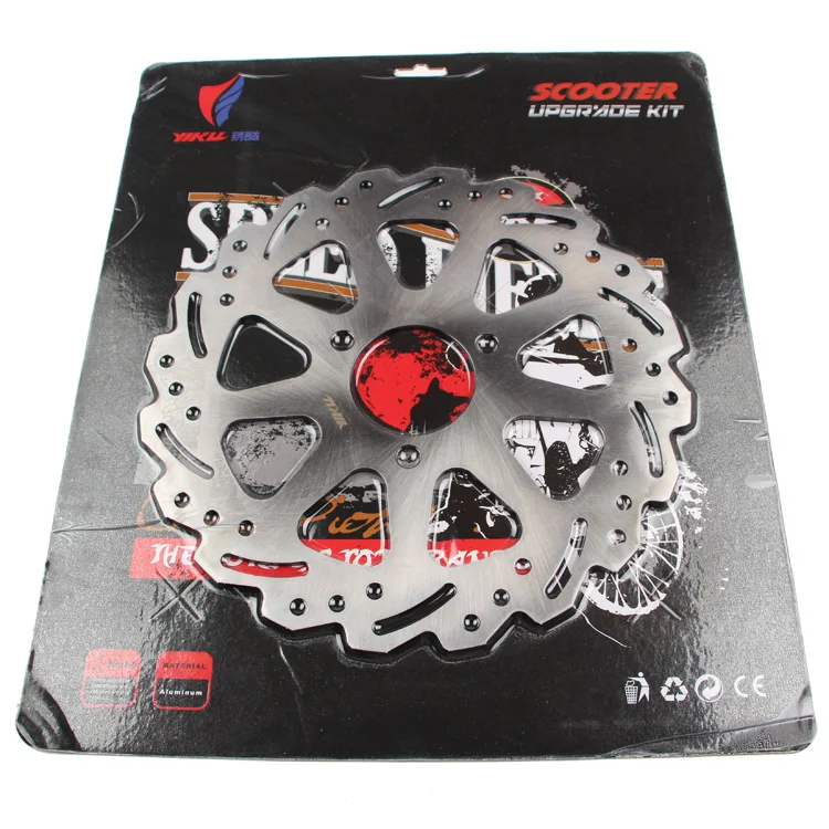 Motorcycle motorcycle refit 220/260 stainless steel brake disc for Three brake 7.0 hole distance