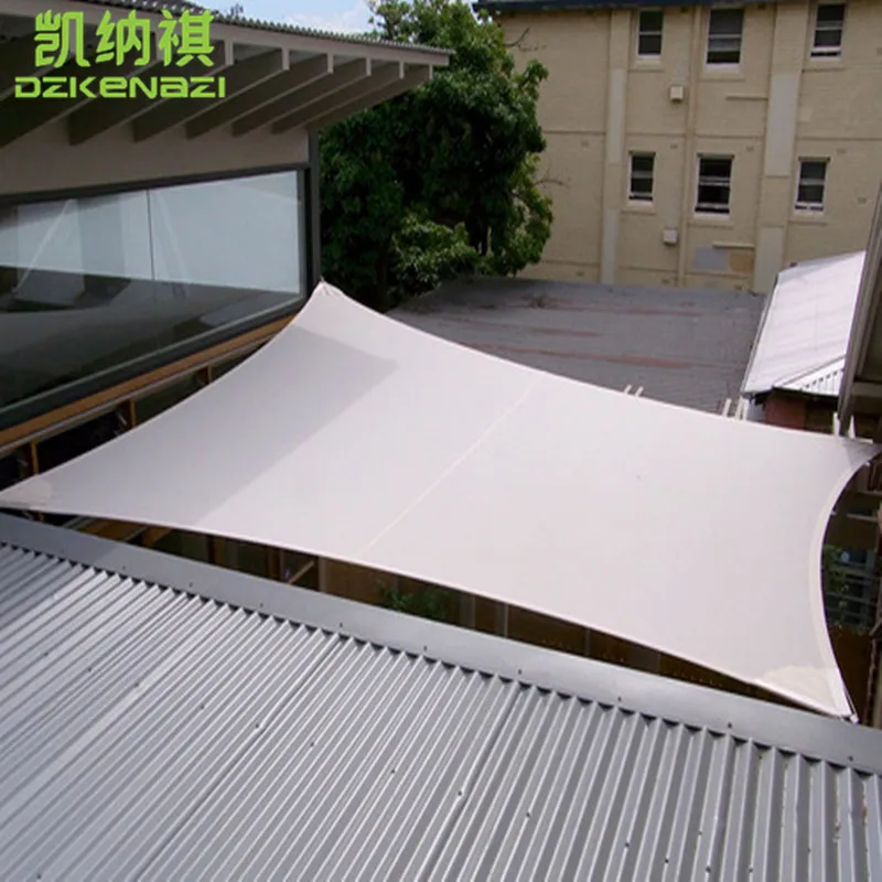 4 x 5 M Garden Shade Sail 160gsm Waterproof  Fabric Polyester Outdoor Awnings Canopy 98% UV Stay Safely Shaded from Sun & Rain