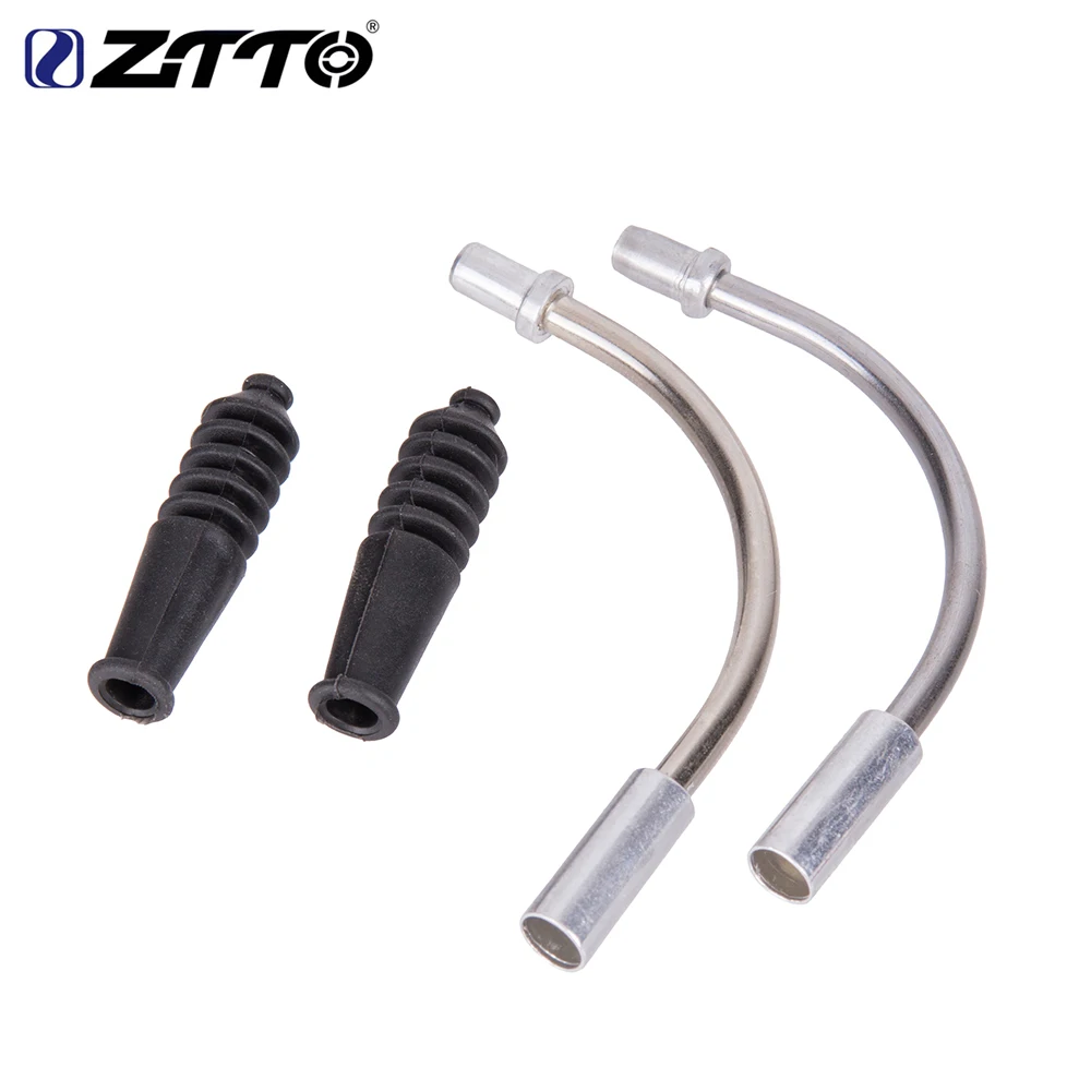 ZTTO-fideos de freno para bicicleta de montaña, tubo guía de freno en V, accesorios para bicicleta, guía de Cable, tubo curvo, tubo de aleación de aluminio