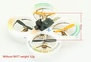 Free Shipping Micro Mini Multirotor FPV Quadcopter Racing Drone Mosquito 100 Class RC Kit