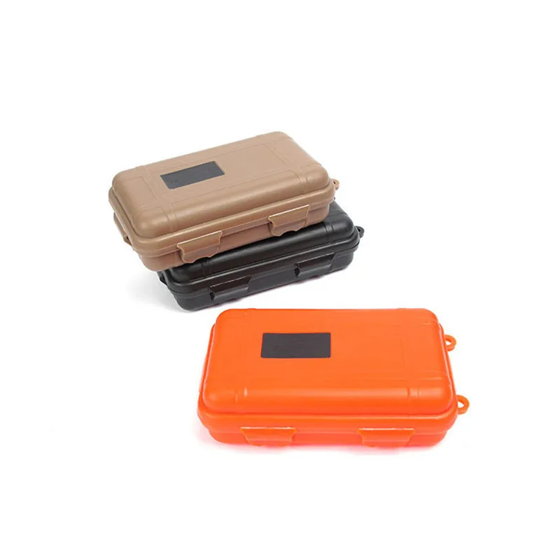 13.5x8x4cm Outdoor Shockproof Waterproof Boxes Survival Airtight Case Holder Storage Matches Small Tools EDC Sealed Container