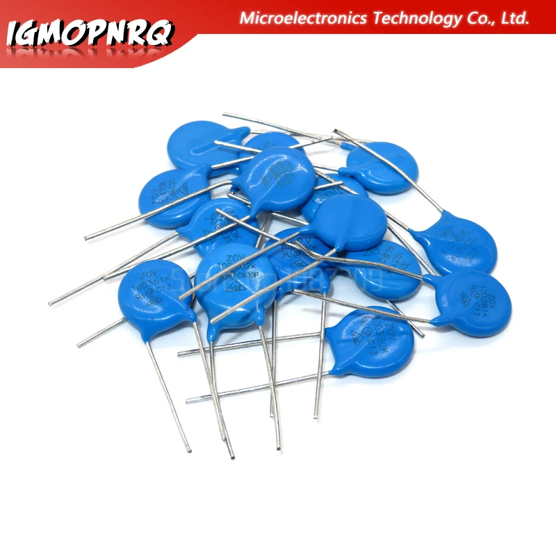 Varistor 10 pièces 10D101K 10D102K 10D241K 10D270K 10D271K 10D330K 10D390K 10D470K 10D471K 10D511K 10D820K 10D821K