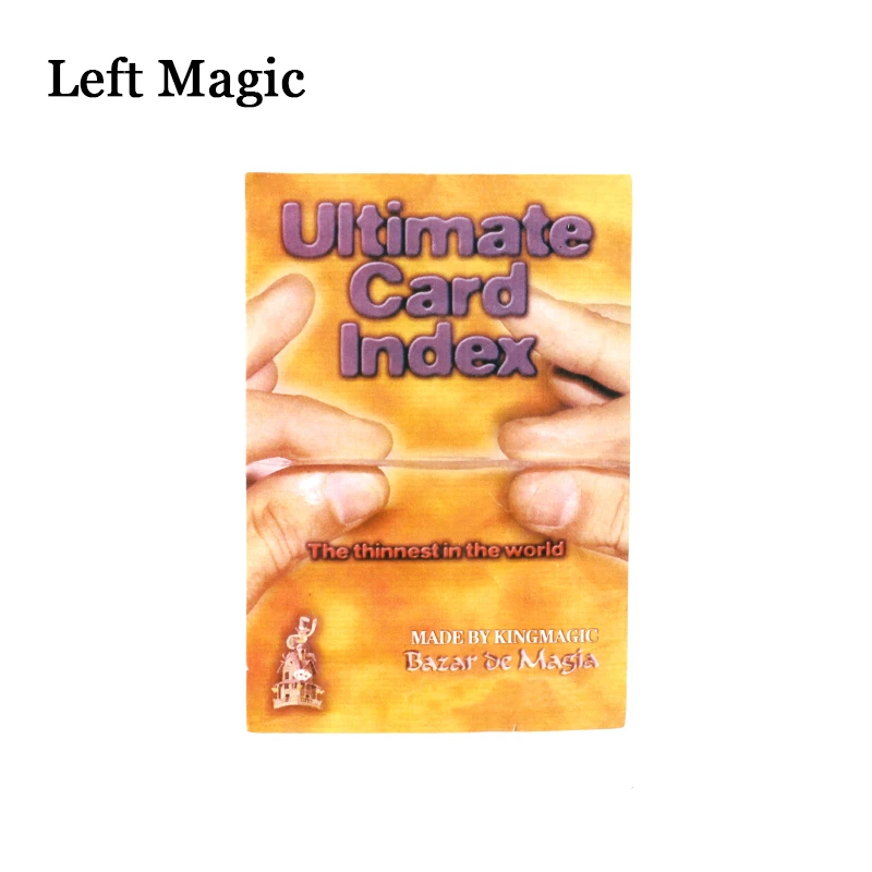 Ultimate Card Index Magic Tricks Card Prediction Magic Magician Close Up Illusion Gimmick Props Mentalism