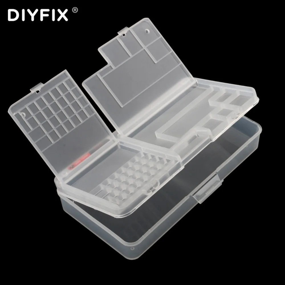 Multi-function Storage Box for iPhone LCD Screen Motherboard IC Chips Component Screws Organizer Container Cellphone Repair Tool