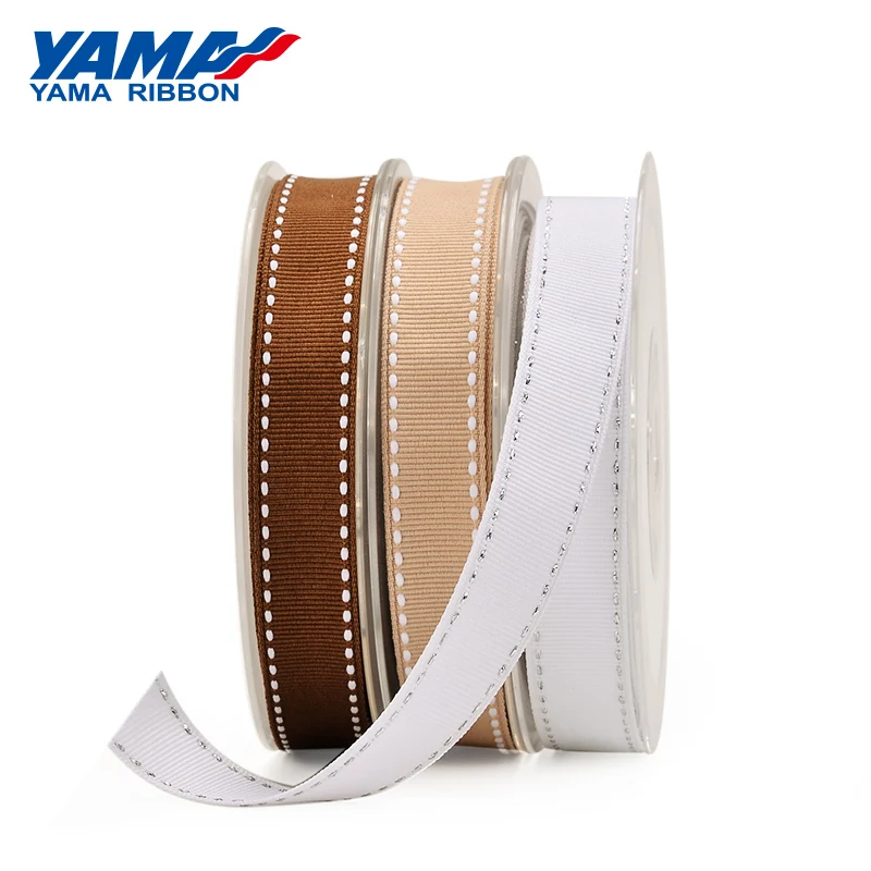 YAMA Stitch Ribbon 9mm 16mm 22mm 25mm 100Yards/roll Ribbons for Diy Craft Gifts Wedding Party Decoration 3/8\