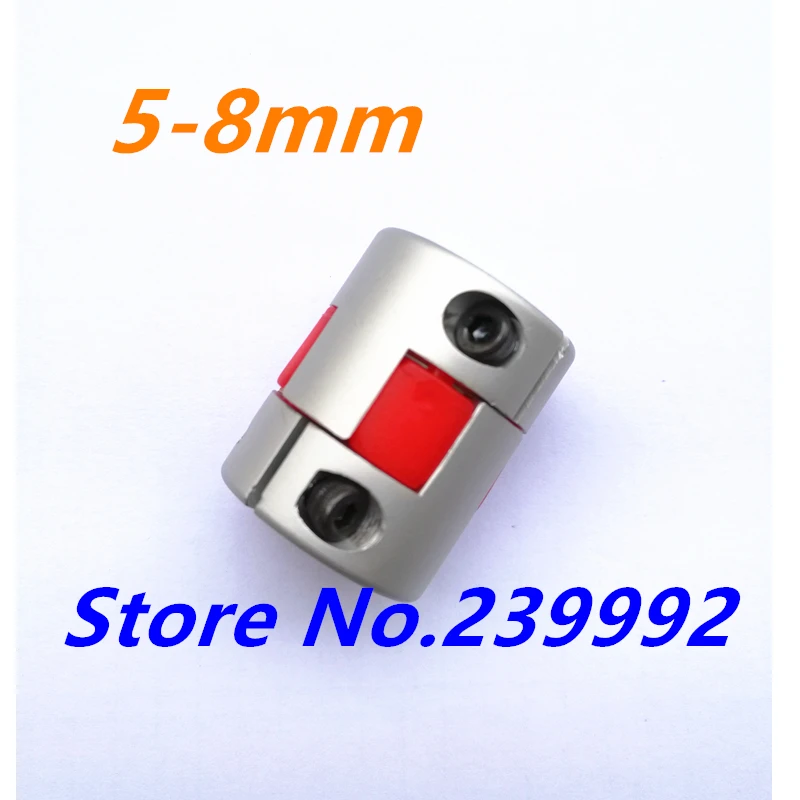 3pcs/lot 5mm to 8mm 5x8mm Flexible Jaw Spider Plum Coupling Shaft Coupler Flexible Coupling cnc parts stepper motor