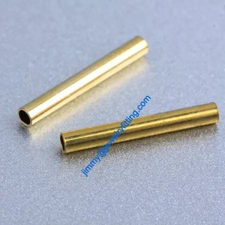 

Copper Tube Conntctors Tubes jewelry findings 2*15 mm ship free 10000pcs copper tube Spacer beads