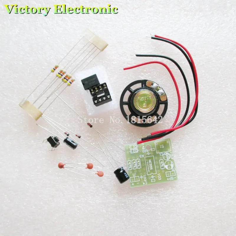 2PCS/LOT Perfect Doorbell Suite Electronic DIY Kit for Home Security 6V PCB 3.9 x 3.5 cm