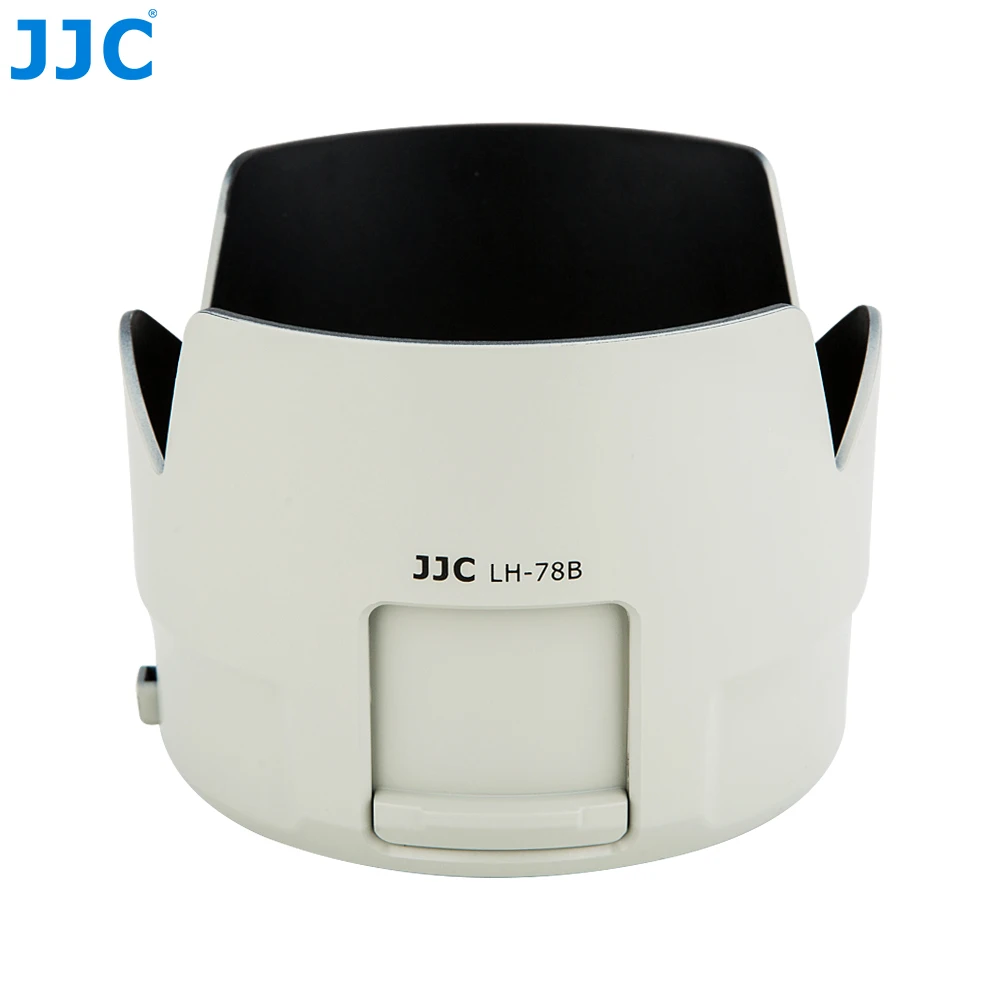 JJC LH-78B الأبيض عدسة هود لكانون EF 70-200 مللي متر f/4L IS II USM عدسة يستبدل ET-78B يسمح لوضع 72 مللي متر تصفية وغطاء العدسة
