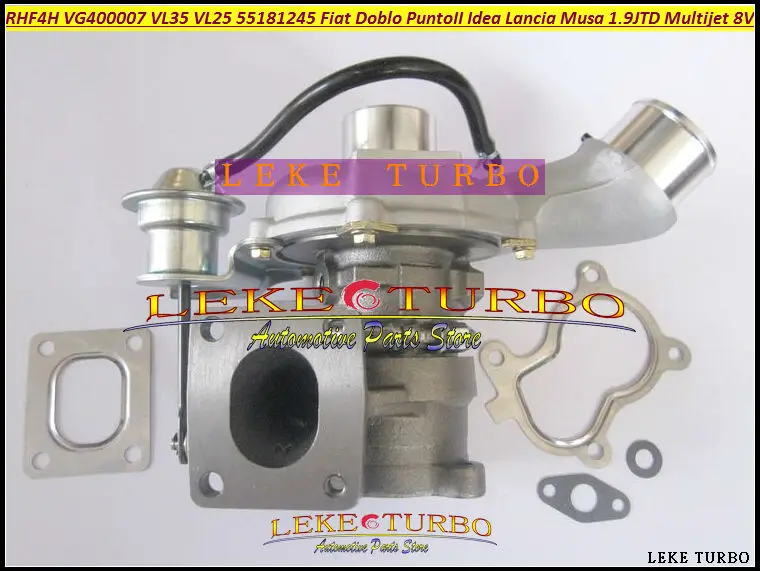 

Турбокомпрессор RHF4H VL25 VL35 VG400007 55181245 71783881 для FIAT Doblo Punto 2 Idea Lancia Musa Multijet 8V 1.9L JTD 03-07