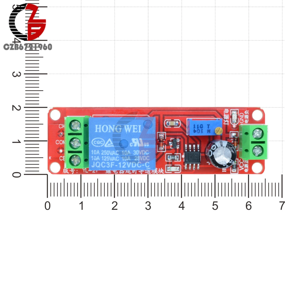 DC 5V 12V Time Delay Relay NE555 Time Relay Shield Timing Relay Timer Control Switch Car Relays Pulse Generation Duty Cycle