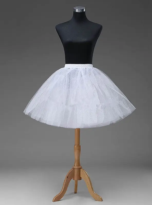 새로운 짧은 페티코트 Crinoline Underskirt 투투 신부 웨딩 드레스 스커트 슬립 농구