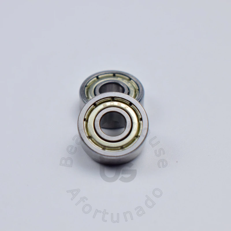 605ZZ 5*14*5(mm) 10pcs chrome steel Metal Sealed  Bearings