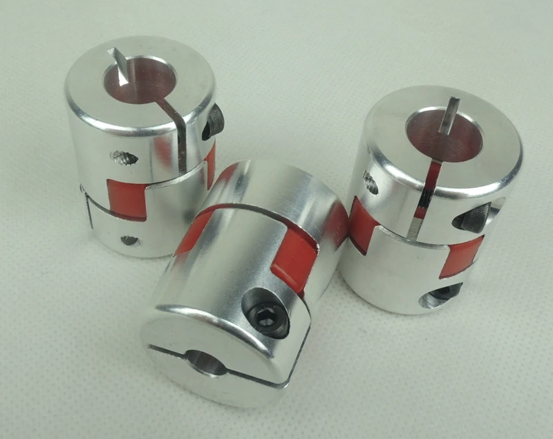 3pcs/lot CNC Motor Jaw Shaft Coupler Shaft connector D30L42 Coupling Flexible 5/6/6.35/8/10/12/14/15/16mm