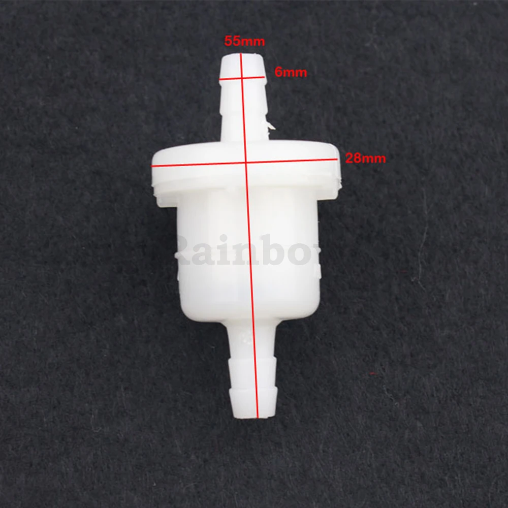 New 4pcs Plastic Fuel Gas Fuel Filter 50cc 90cc 110cc 150cc 250cc China Atv Dirt bikes, Go Karts, Scooters, Etc