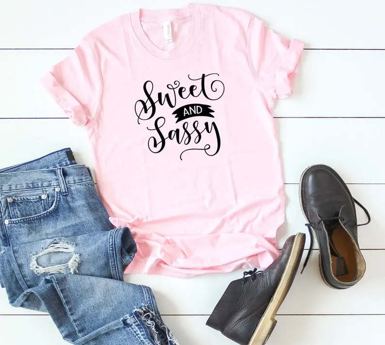 Skuggnas New Arrival Sweet Sassy T-shirt Birthday shirt Sassy Birthday Shirt Girls' Shirts Short Sleeve Fashion Tees Drop ship