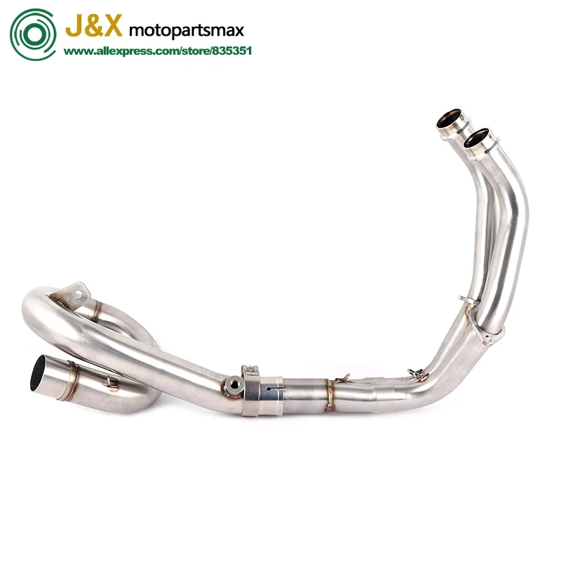 Slip On For Yamaha Mt-07 Fz-07 Motorcycle Full Exhaust System Link Pipes Mt Fz 07 Xsr700 2014-2017 Intermediate Connecting Pipe