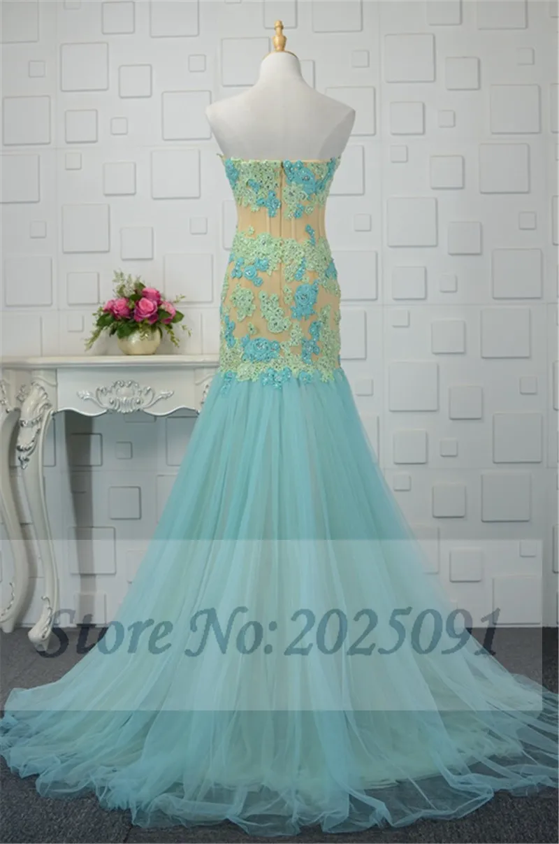 Mới Hình Ảnh Thật Dài Dạ Hội Đầm Hi Lo Homecoming Đầm Suông Voan Phối Ren Appliques Dạ Hội Vestidos De Noiva 2018