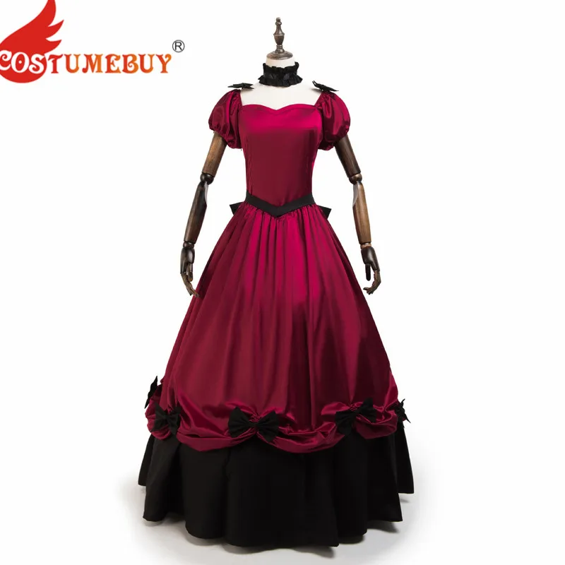 

Costumebuy French Noble style Vintage Bustle Handmade Victorian Dresses Lolita Gothic Steampunk Medieval Costume Dresses