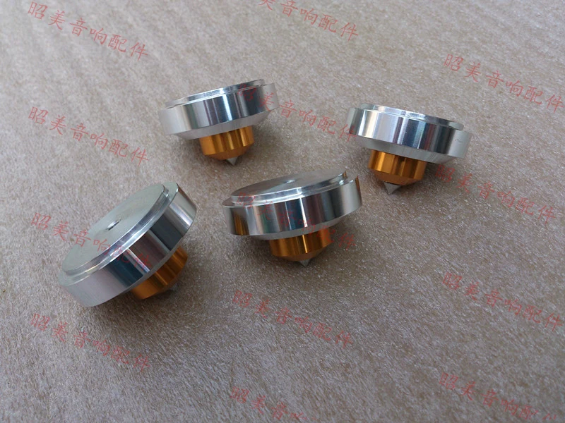 4 pcs / set diameter 39 high 26mm aluminum alloy audio foot machine amplifier foot device foot pin to avoid the foot pad footres