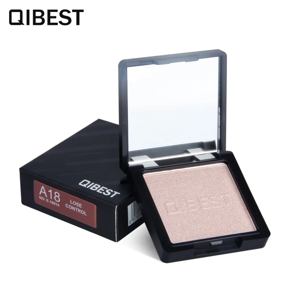 QIBEST Brand Makeup Set Single Eyeshadow Pallete Matte Pearl Light Glitter Makeup Eye Glitter Cosmetic