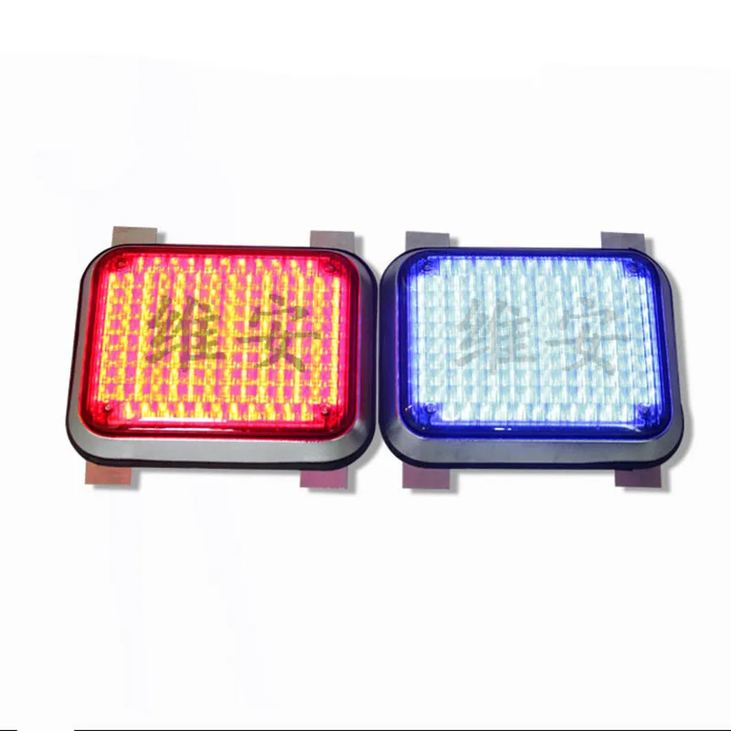 New products Red or blue traffic LED module outdoor solar flashing light