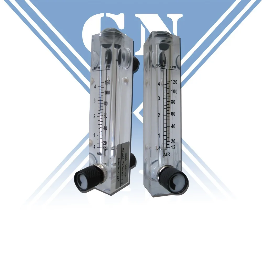 60-600l/h flow range glass rotermeter