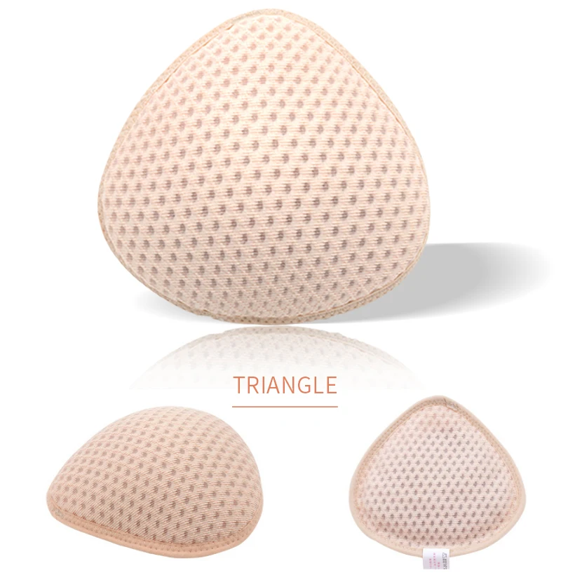 Breast Prosthesis 100g Lightweight Breathable Grass Seed Mastectomy Extended Fake Breast Forms instead of Silicone Breast D40