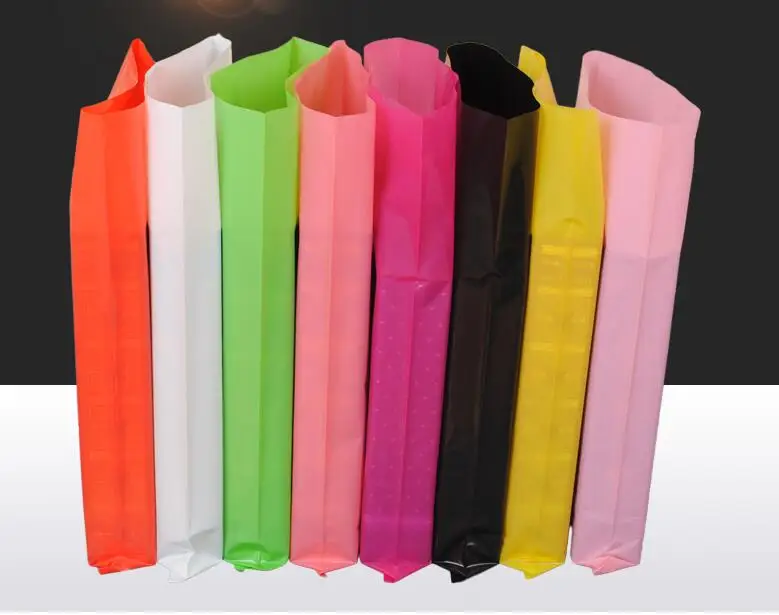 

300pcs Custom Logo Plastic Shopping Bags With Handle Promotion Packing Bag Include Printing Fee