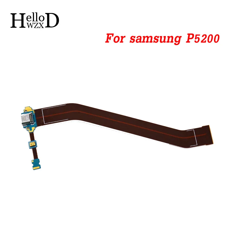 A+++ For Samsung Galaxy Tab 2 P5100 Tab 3 P5210 P5200 Charger Charging Flex Cable USB Dock Connector Port + Microphone Cables